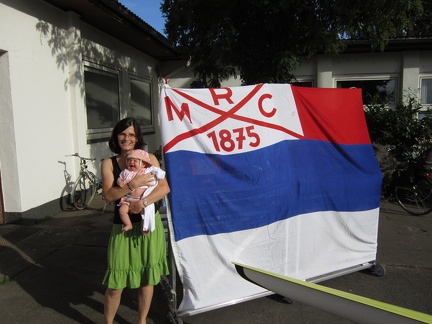 Erynn and Greta - MRC Flag
